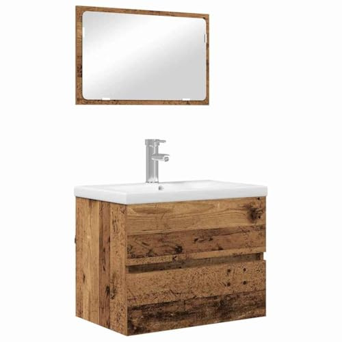 vidaXL Modular Mirror Bathroom Decor Set - Stylish and Functional for Your Room