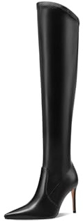 QUEEN HELENA Stivali Alti con Tacco a Spillo Donna K3973