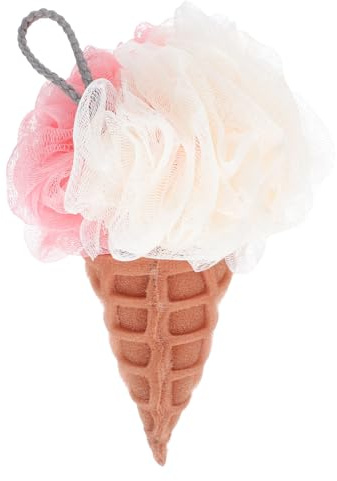 IMIKEYA Badeblume Duschball für Erwachsene mit Sanftem Peeling und Schnelltrocknendem Pe Material Kreatives Einfaches Design Dicker und Flexibler Badeball für Körperreinigung