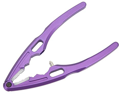 Dilwe RC-Stoßdämpferzange aus Aluminiumlegierung, Multifunktions-Stoßdämpferwerkzeug für die Wartung und Reparatur von Modellautos Im Maßstab 1/8 und 1/10 (PURPLE)