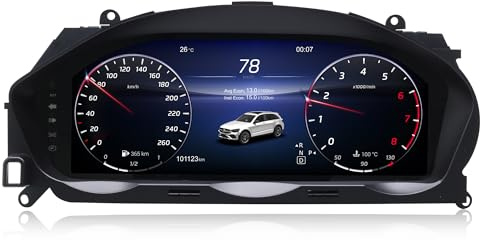 12,3 Zoll Digitales Kombiinstrument für Mercedes-Benz C-Klasse W204 (2011–2014) NTG 4.5 LCD-Dashboard-Instrumententafel
