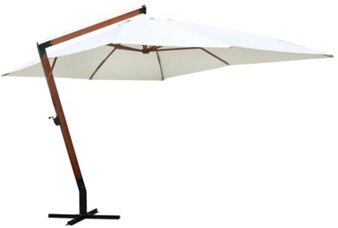 Genérico Sombrilla Blanca 300x400 cm,Casa y jardín,Jardín,Artículos de Exterior,Sombrillas,40081