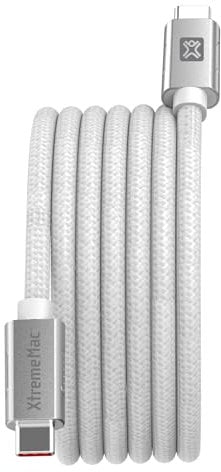 XtremeMac X-Magnet USB-C 60W Kabel 2m - Premium Magnet Ladekabel für iPhone, iPad, MacBook und alle USB-C Geräte - USB C Magnet Ladekabel, Magnet Ladekabel USB C, USB C Kabel Magnetisch