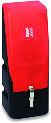 Jonesco HS68 Extinguisher Vehicle Container, Front loading, 6 kg/L, Red