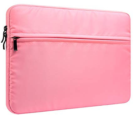 Water Repellent Laptop Sleeve Case Cover Protective Bag Pouch for Apple 2017 New 12 inch MacBook 12 Huawei MateBook E,Pink