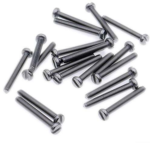 M4 (4mm x 65mm) Slot Cheese Machine Screw (Bolt) - Stainless Steel (A2) (Pack of 20)