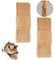 PETSTARCX 2-PACK Cat Natural Sisal Rope 6mm 66Ft Scratching Post Tree Replacement Hemp Rope for Repairing Recovering or DIY Scratcher Hemp Rope Cat Tree Tower DIY Scratcher