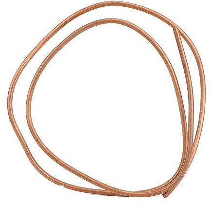 Tuyau en cuivre souple 2M Tube en cuivre Tuyau à bobine souple OD 8 mm ID 6 mm C1100 T2 pour réfrigérateur de climatiseur