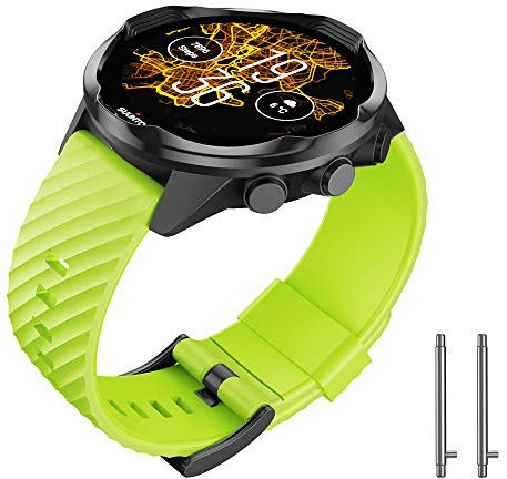 NotoCity Suunto 7 Armband aus weichem Silikon für Suunto 7, Ersatz-Uhrenarmband für Männer und Frauen
