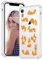Idocolors Cases for iPhone X/Xs Clear Cute Fox Design, Shockproof Phone Case Slim Soft TPU with Bumper & Four Corner Reinforced Protective, Cover Thin Anti-Scratch Kawaii Animal Pattern