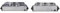 Tristar Lot de 2 chauffe-plat électrique 7 compartiments (3 x 1,4 L + 2 x 2,4 L + 2 x 1 L) Argenté 220 volts Multi-compartiments, Maintien au chaud