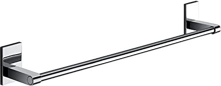 Gedy G-Singapore Porta Asciugamani CM.45 con Placche girevoli, Colore Cromo, Componenti Realizzati in Acciaio Inox e Cromall, Misure 6 x 47,5 x 6,5 CM e Peso 0,31 kg, Design R&S, Cromato, 45 cm