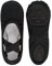 tanzmuster Ballettschuhe Mädchen - Bonnie - aus Baumwoll-Stretch - Geteilte Ledersohle - Ballettschläppchen für Kinder - Schwarze Tanzschuhe fürs Ballett, schwarz, 34
