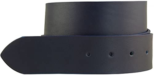 BELTINGER Gürtel aus Vollrindleder ohne Schnalle 4,5 cm | Jeans-Gürtel für Damen Herren 45mm | Breiter Leder-Gürtel