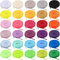 FEQO 30 Pares Cordones de Zapatos Colores Cordones Planos para Zapatillas Cordones Deportivos Cordones Atléticos Cordones Planos para Skate Botas Cordones Deportivos, 30 Colores (160cm)