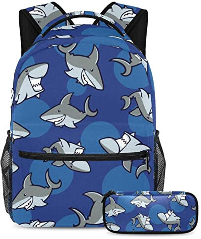 Schulrucksack, Federmäppchen-Set, buntes Puzzle, Mosiac, lässiges Büchertaschen-Set für Teenager, Studenten, Mehrfarbig 8, pencil case:7.5x3x1.5in/backpack:11.5x8x16 in