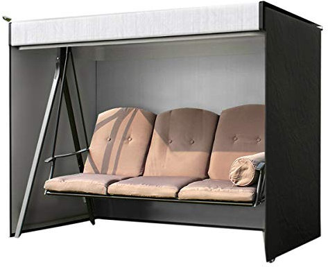 Pmandgk Garten Schaukel Abdeckung 3 Sitzer Schaukel HäNge Matten Abdeckung AußEn Garten Patio BeschüTzer Sonnen Schutz wasserdichte Stuhl Abdeckung