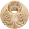 minkissy Rattan Woven Pendant Light Cover Hanging Lamp Shade Replacement Bulb Guard Lamp Cage for Chandelier 19 x 15cm