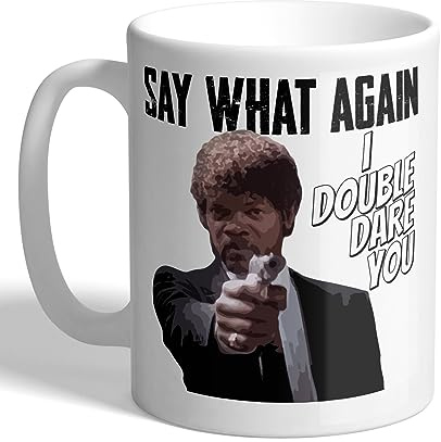I Love Mugs - Say What Again - I Double Dare You - Samuel L. Jackson - Mug, Ceramic, 11fl.oz.