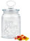 PR Print Royal Personalisierte Keksdose aus Glas mit Gravur zur Hochzeit - 800 ml - Ringe mit Namen und Datum als Geschenk zur Hochzeit | Personalisiertes Geschenk Ideen Hochzeitsgeschenk