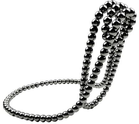 Bodhi2000 Estante para vino, soporte para botellas de vino con forma de collar de perlas, soporte para botellas de vino, regalo novedoso para decoración del hogar, cocina y hogar, color negro