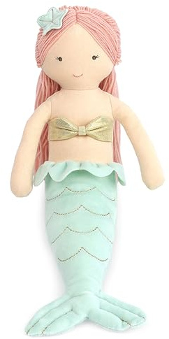 MON AMI Kaia The Mermaid 24.1 cm Stuffed Doll Soft Plush Toy Girls | Meerjungfrau-Puppendesign, kuscheliger Plüschaufbau, weicher Stofftierbegleiter, charmante Kinderzimmerdekoration