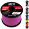 GO!elements 30m Paracord Seil aus reißfestem Nylon - 3mm Paracord 425 Typ II max. 192kg - Schnüre als Outdoor Seil, Allzweckseil, Survival Seil, Armband, Hundeleine, Nylonschnur, Farbe: Rosa