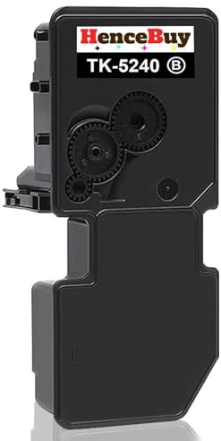 HenceBuy TK-5240K Toner Schwarz 4000 Seiten Kompatibel für Kyocera TK-5240 TK5240 TK5240K für Kyocera ECOSYS M5526cdn M5526cdw P5026cdn P5026cdw M5526 P5026 Laserdrucker (1 Schwarz)