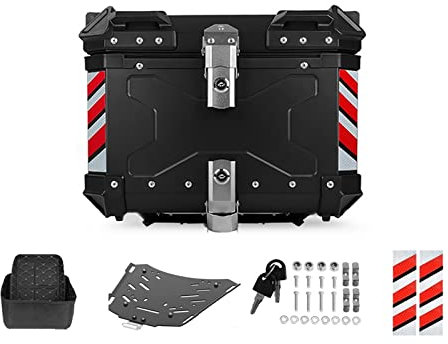 Universal Motorrad Motorrad Helm Box Top Schwanz Hinten Gepäck Lagerung Werkzeug Fällen Schloss Stamm Fit Für Yamahaa Fit Für BMW