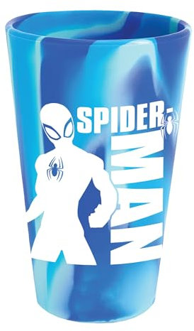 WinCraft Bicchiere da pinta in silicone Marvel Spiderman, 473 ml