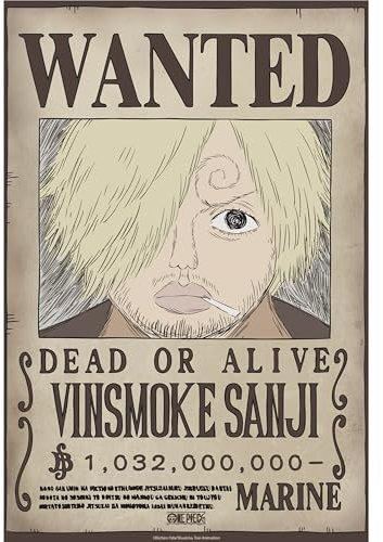 GB eye - ONE PIECE Poster Wanted Sanji Wano (52x38cm)