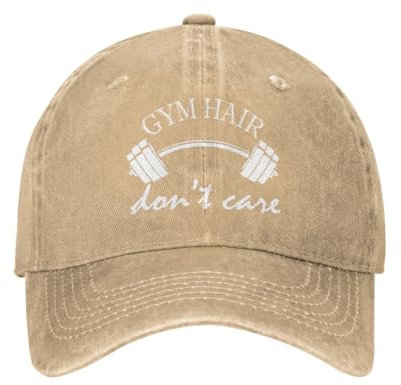 NLWQEKV Gym Hair Don't Care Mütze für Männer Baseballmütze Trendy Cap