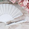 eBuyGB White Bride Hand Fan, Hen Party Favours, Bridesmaid Gifts, Destination Hen Do, Hen Party Accessories, Bag Filler