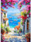 AIRDEA Landschaft Diamond Painting Erwachsene, DIY 5D Meerblick Diamant Painting Bilder, Bastelset Erwachsene Frauen als Haus Wanddeko 30x40 cm