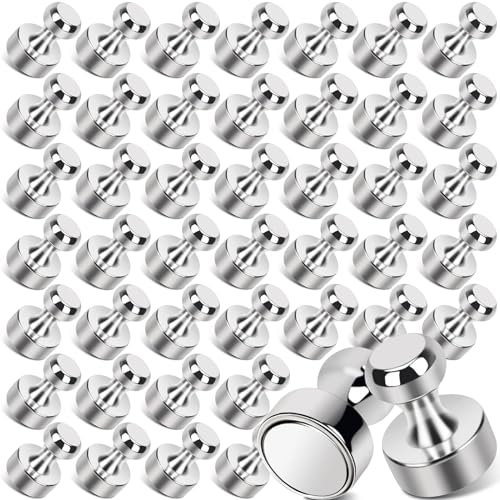 45pcs Fridge Magnets, Small Magnets for Whiteboard, Strong Magnet for Carfts, Neodymium Magnets for Whiteboard, Magnet s Push Pins for Fridge