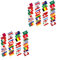 HEMOTON 2 Series Bandera De Señal De Mano Banderas Para Decoración De Bandera Internacional Pequeña Bandera De Mano Con Palo Decoraciones Para Fiestas Nacionales Bandera 32 piezas*2