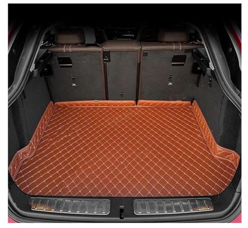 SQOFJDF kofferraummatten Kofferraummatte für Volvo XC90 7-Sitzer 2015 2016 2017 2018 2019 20202 2021 2022 2023 2024 2025 2026 Cargo-Liner Teppich Rutschmatte(Braun)