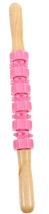 WRITWAA 1 Pezzo in Schiuma Di Fitness Del Polpaccio Delle Gambe Dispositivo Di Massaggio Del Corpo Vitello Stinco Tubo in Acciaio Al Carbonio Rosa Colore Casuale