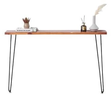 UANFHWZF Konsolentisch, Schmale Eingangstische - Eingangstische mit Wandverkleidung, platzsparende Beistelltische for den Gang Tisch(120cm)