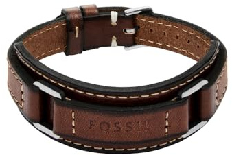 Fossil Machine Herren Braunes Lederarmband, JF04941040