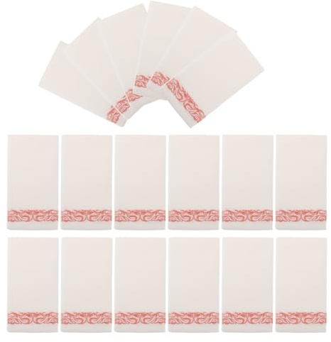 LIGIGWASH 50 Feuilles Tissu de fête de cuisine occidentale serviette de table serviettes décoratives Rose Gold