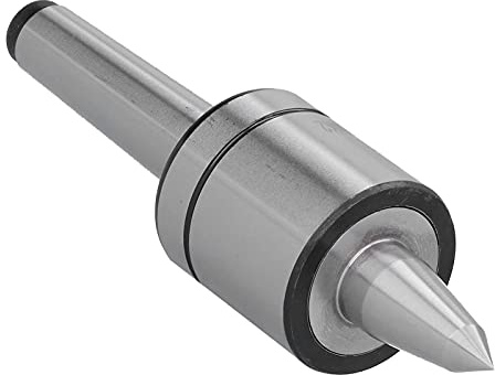 HPZIHUIT Drehbank-Werkzeug mit mitlaufender Spitze, 60°-Morse-Kegel, MK2-1-Nut