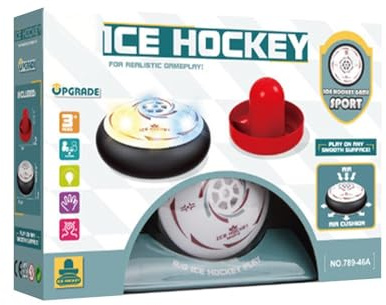 Das Hockey Tischspiel,Elektrisches, Interaktives, Tragbares Brettspiel | Hockey Schwebepuck Set,für Kinder Jugendliche und Erwachsene als Sportspiel für Zuhause Schule Party & Outdoor Spieler