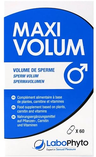 Labophyto MaxiVolum (60 Kapseln) – Nahrungsergänzungsmittel für den Mann zur Förderung der männlichen Ejakulation und Intensivierung des sexuellen Erlebnisses - mit L-Arginin und Zink