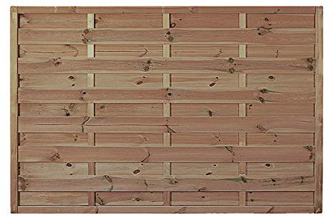 Sichtschutz-zaun im Maße 180 x 120 cm (Breite x Höhe) Kiefer/Fichte Holz, druckimprägniert Berlin Massiv II