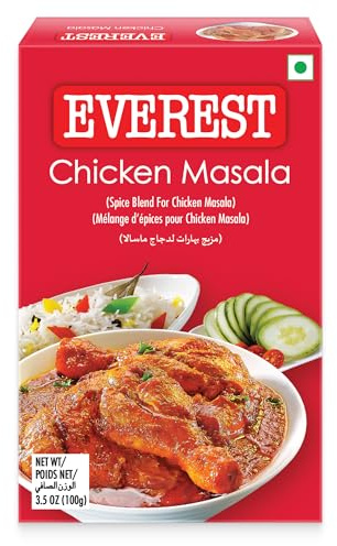 Everest Chicken Masala Powder 100g | Indian Curry Seasoning Spice Mix For Enhancing Chicken Cooking, Classic Curries, Grilled Chicken & Simple Marinades | India’s No.1 Spice Brand