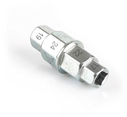 RACEFOXX Innensechskant Multitool 17-24, Werkzeug für Steckachsen, Motorradwerkzeug, Werkstatt, NEUE Qualität!