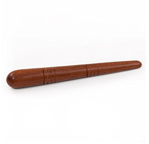 Bodhi Massagestäbchen „Fußreflexzone“ aus Hartholz | Faszien Tool für Thai-Massage | Triggerpunkte & Selbstmassage | Ergonomische Massagehilfe