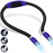 LUXJET Flexible llevó luz del libro de la abrazo lámpara de lectura de luz de la linterna cuello lectura, 4 LED bombillas, 3 brillo ajustable, USB recargable, para leer en la cama o coche