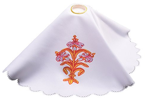 BLESSUME Altar Cloth Chalice Pall Chalice Veil (White 3)